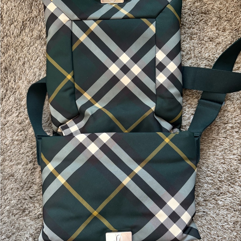 Burberry Pillow Checked Messenger Bag - Picture 3 of 5